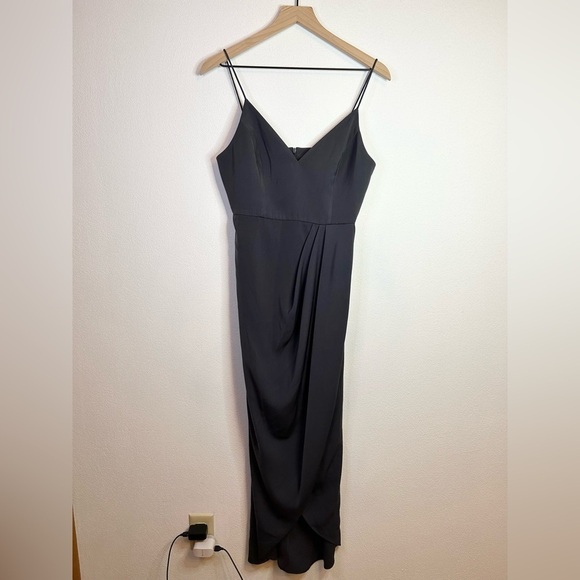 Shona Joy Charcoal Maxi Dress - Picture 3 of 13